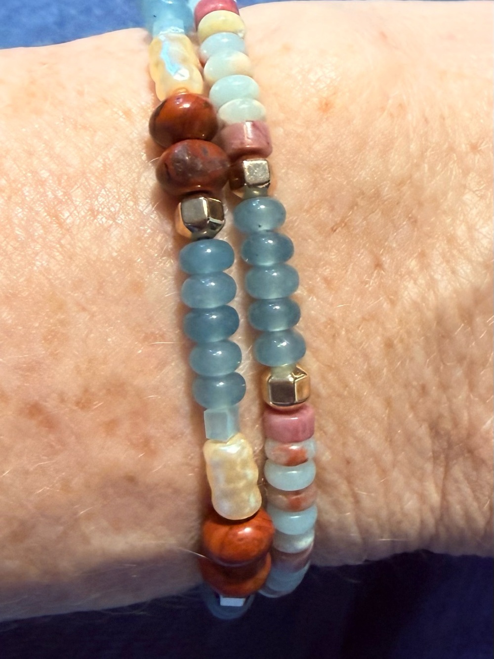 personalize energy stone bracelet, rising sign, sun sign and moon sign